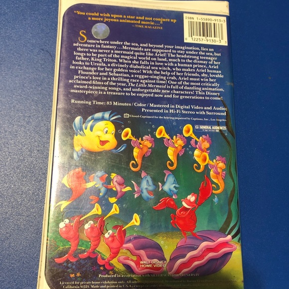Rare VHS - Disney’s Black Diamond - The Little Mermaid - collectible item - Picture 2 of 5